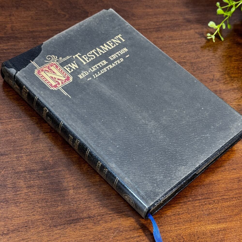 Vintage 1959 New Testament Red Letter Version Catholic Book Pocket with Cover